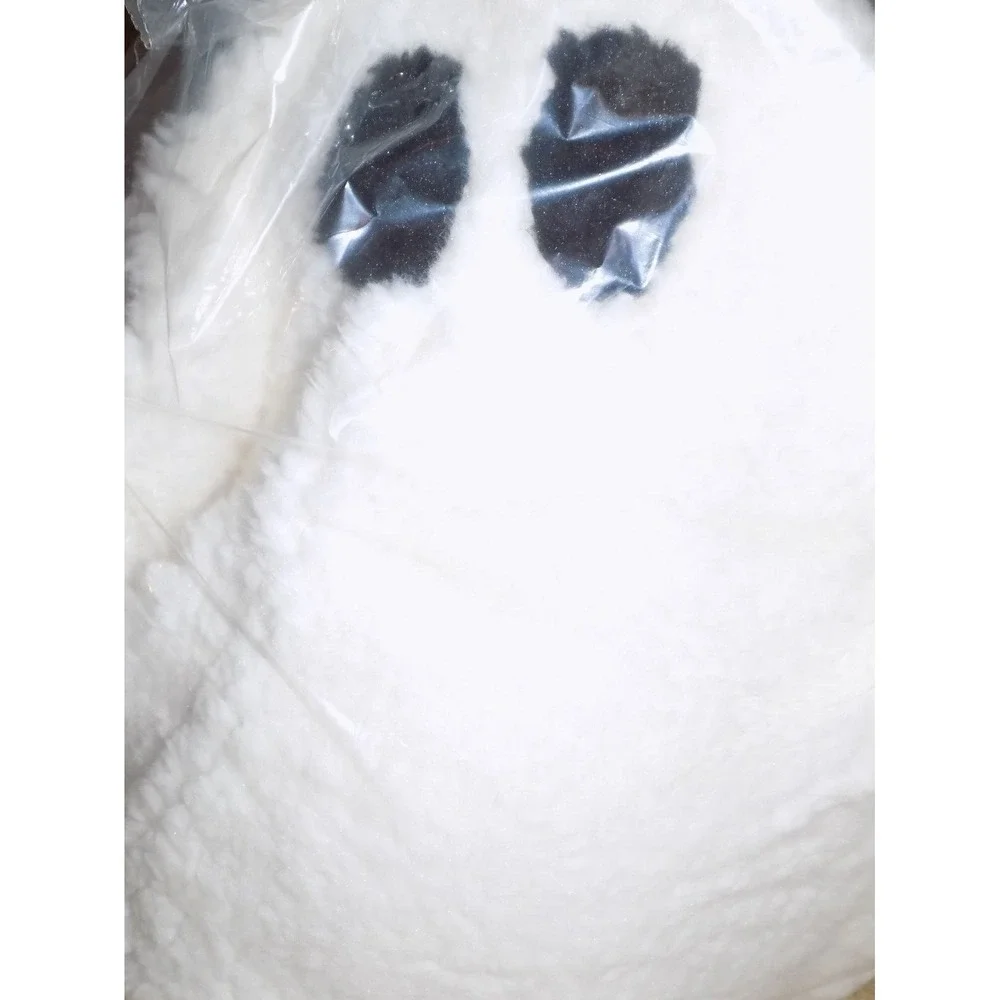 POTTERY BARN GUS the Ghost Shaped Halloween Plush Pillow NEW
